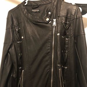 Biker Jacket (Never Worn) FashionNova